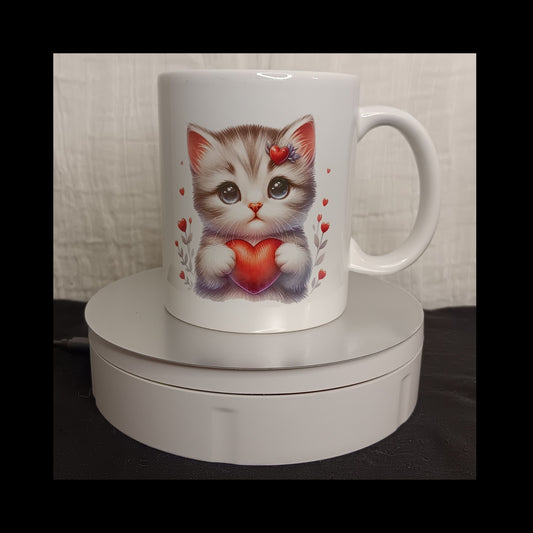 MUG- Gray Kitty