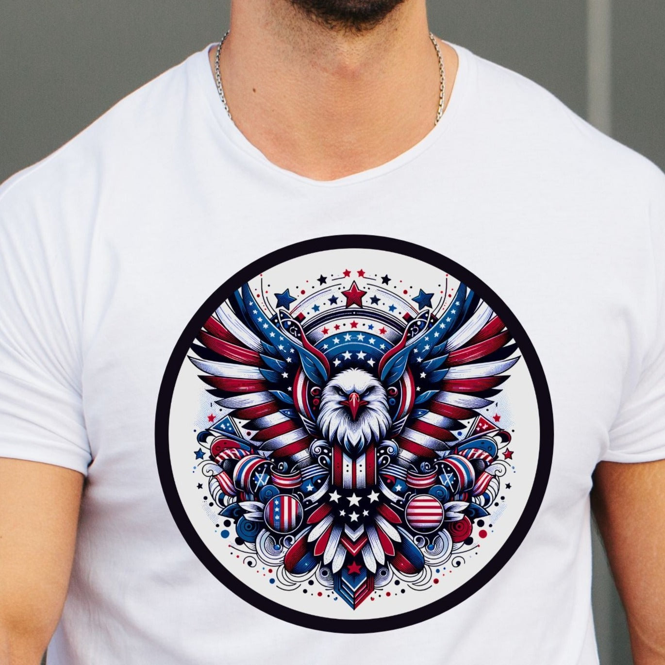 Shirt Patriotic Eagle Performance